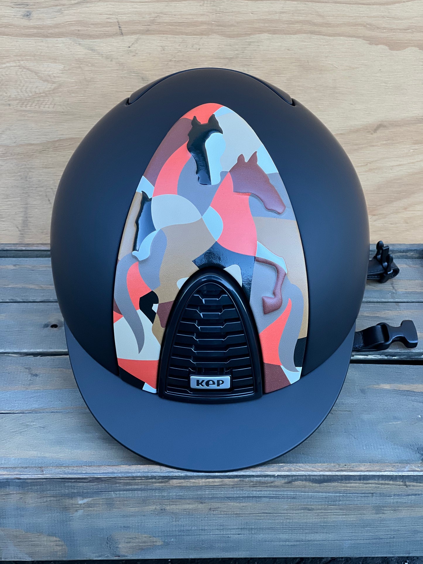 KEP HELMET MATTE BLACK WITH CUSTOM INSERT