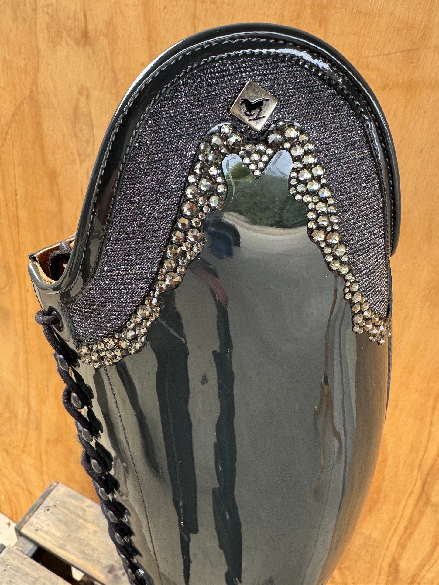 DENIRO TINTORETTO IN PATENT GREY SIZE 40 MA S