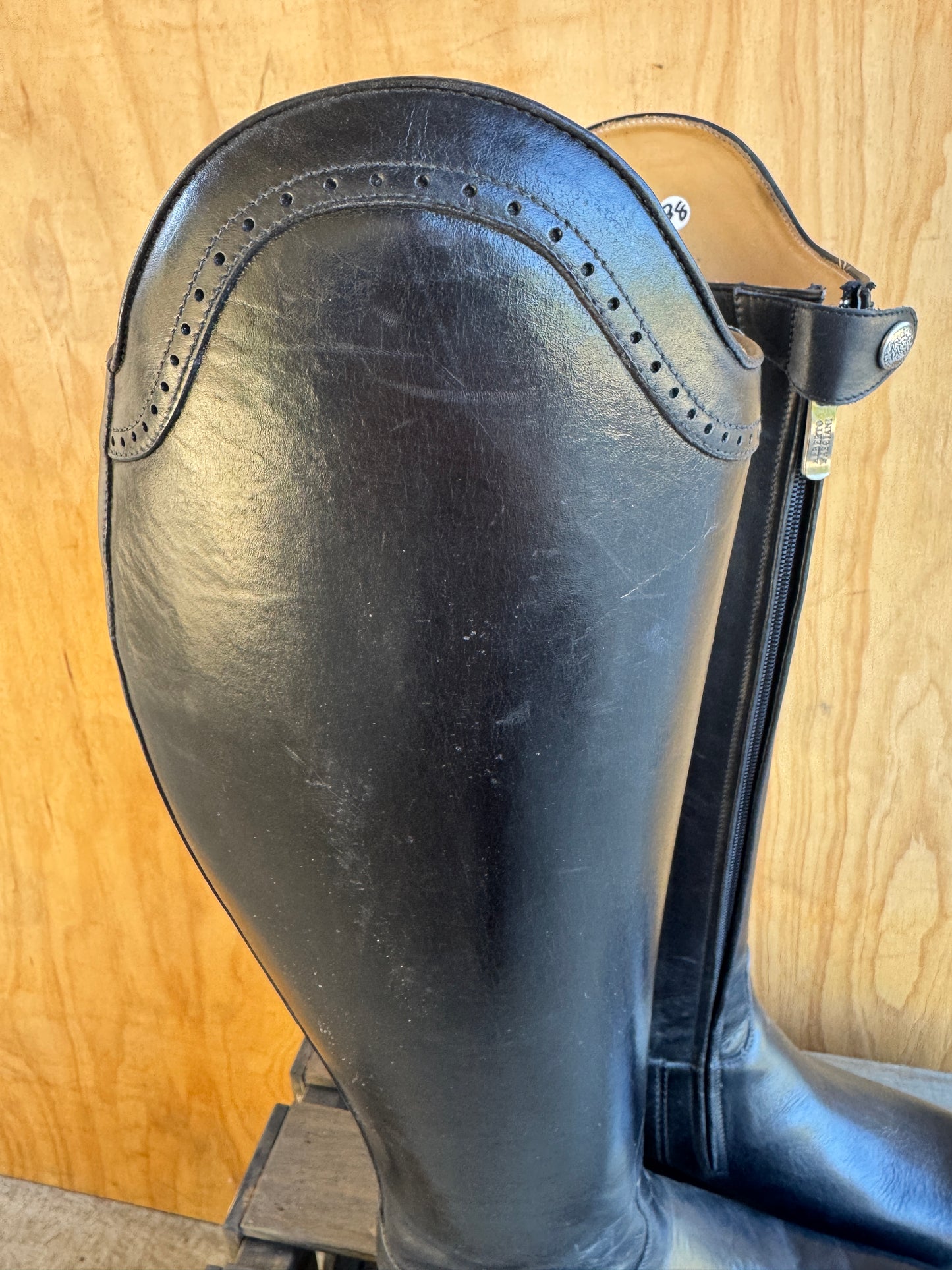 SALE!! FASCIANI DRESS BOOT WITH CRYSTAL/CROCO TOP SIZE 38 (43/39.5)