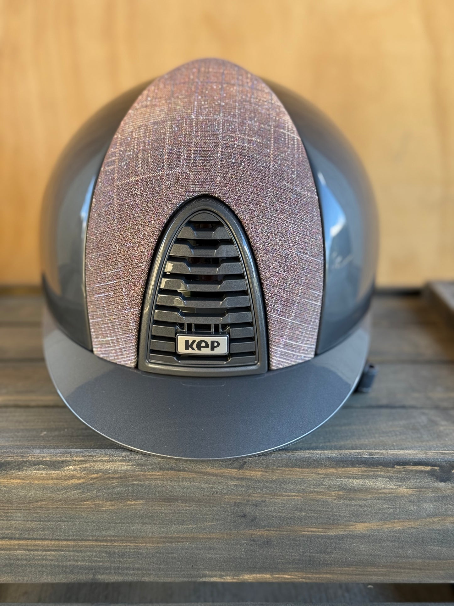 KEP POL METAL GEY WITH PINK IRIDE INSERT