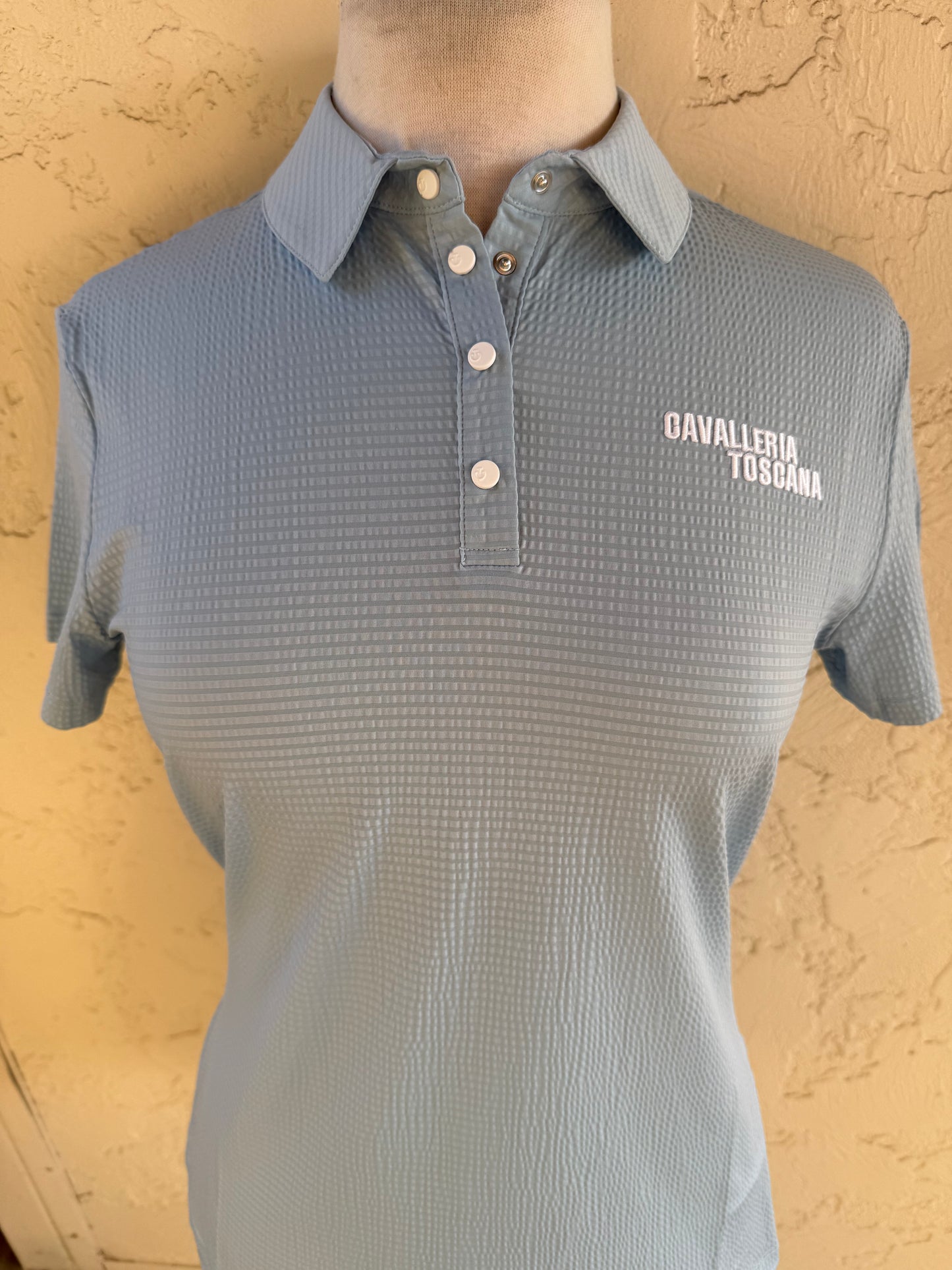 CAVALLERIA TOSCANA LIGHT WEIGHT WAFFLE POLO