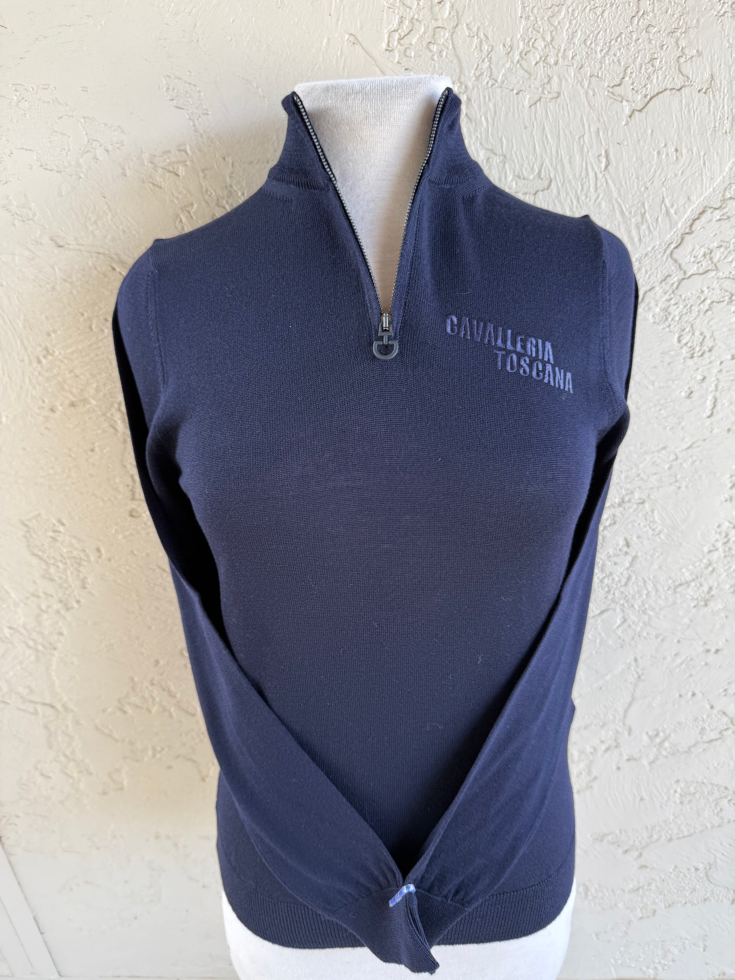 CAVALLERIA TOSCANA LIGHT WEIGHT MERINO ZIP UP