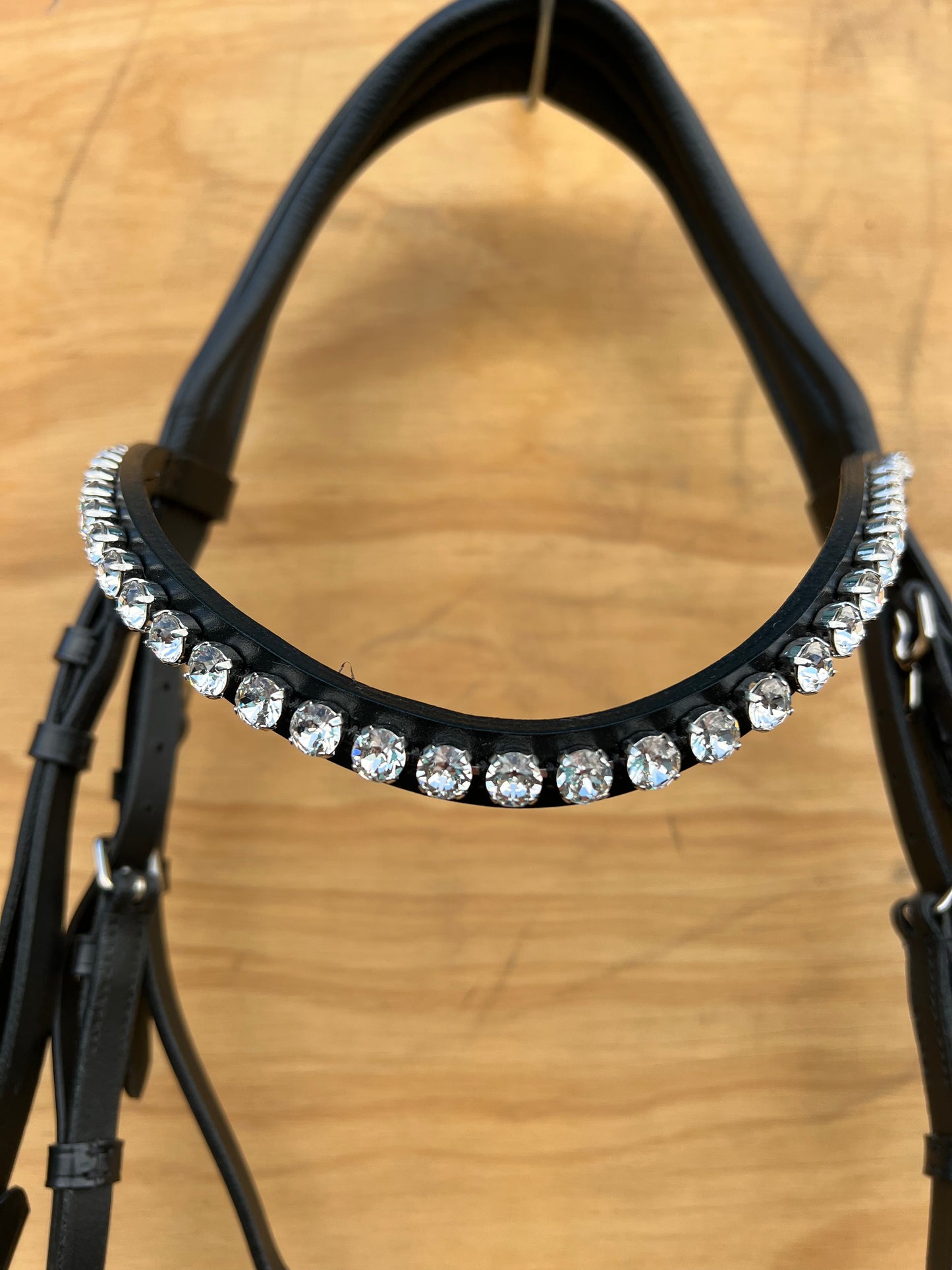 OTTO SCHUMACHER ELEGANT SNAFLLE WITH PATENT CROCO NOSEBAND 4.5CM CUT BACK