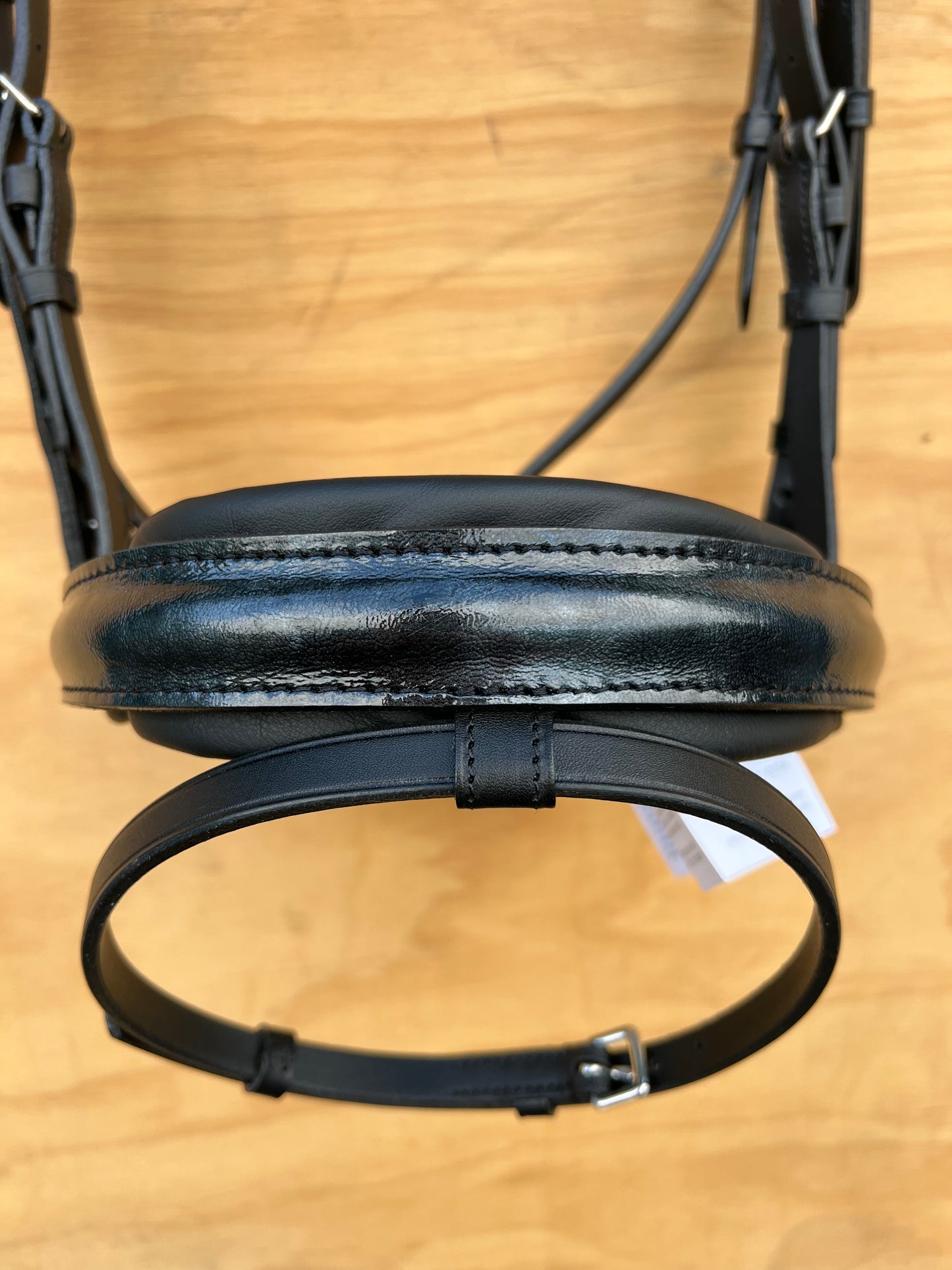 OTTO SCHUMACHER ELEGANT SNAFLLE WITH MARBLE PLATIN NOSEBAND 5CM ANATOMICAL