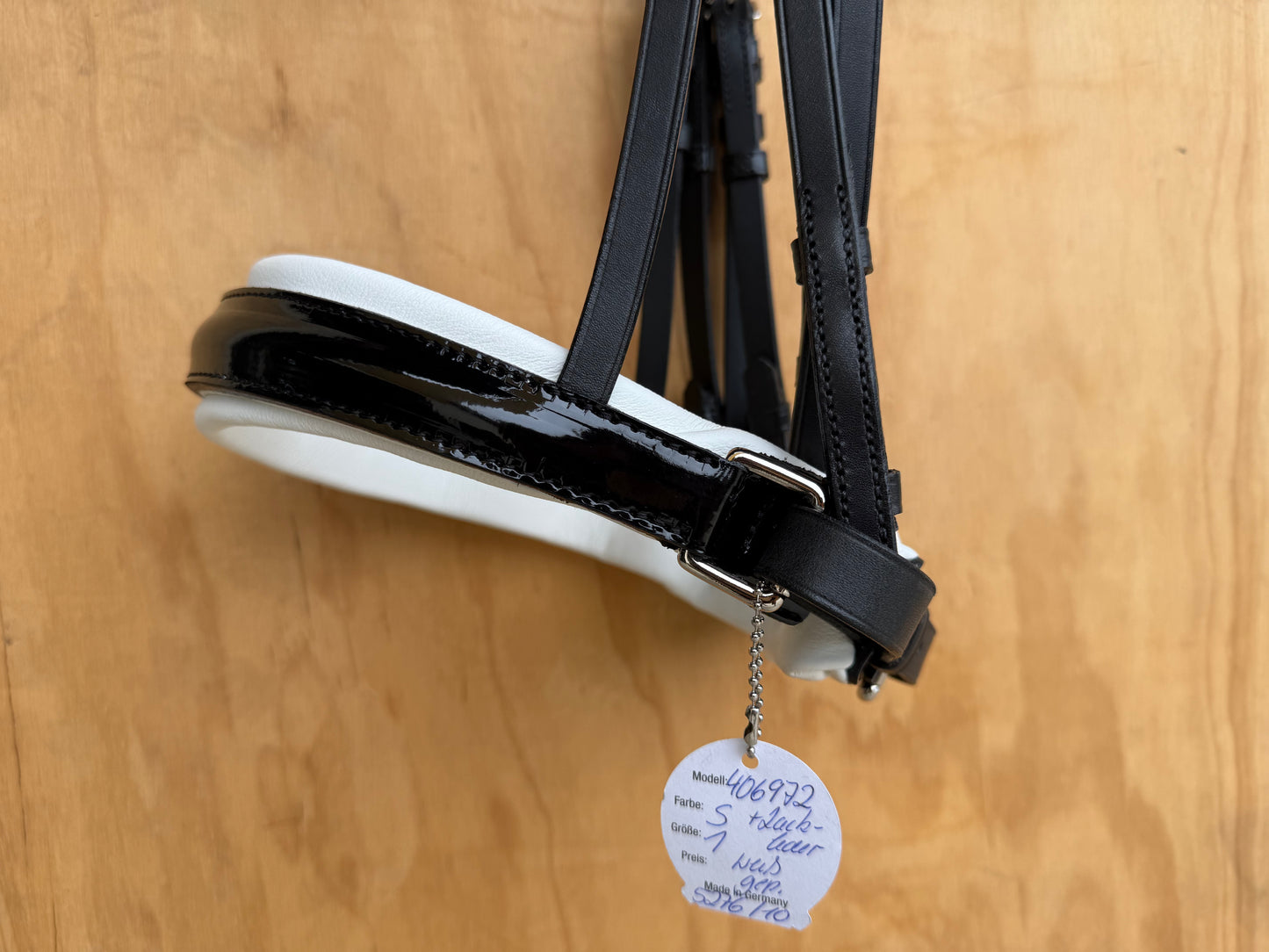 OTTO SCHUMACHER ELEGANT DOUBLE WITH PATENT NOSEBAND AND WHITE PADDING