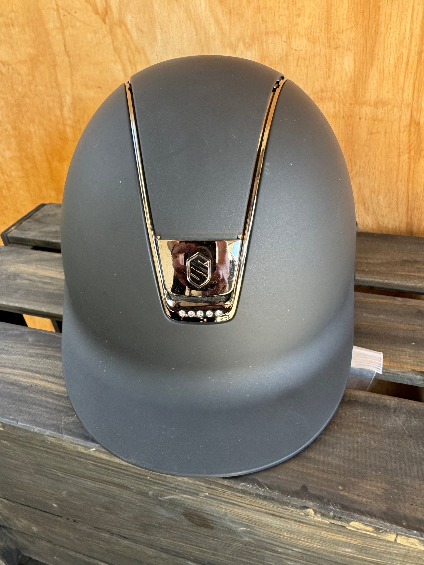 SALE!!! Samshield shadow matte black, 5 crystals, small shell