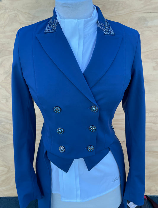 ANIMO WM TAIL COAT IN ROYAL BLUE