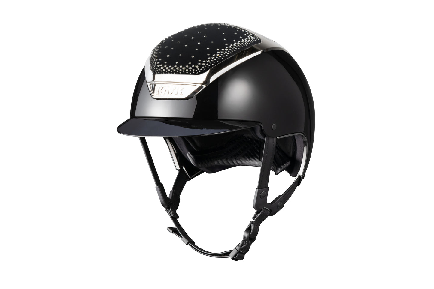 KASK DOGMA SHINY WITH IN AND OUT CRYSTALS