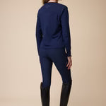 VALA MESH LONGSLEEVE CREW NECK TOP