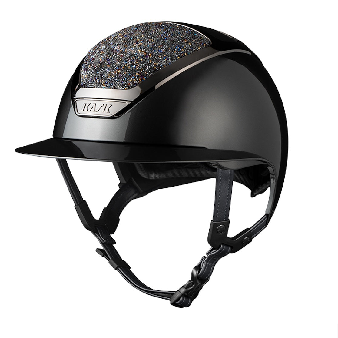 KASK STAR LADY SHINY WITH CRYSTAL MIDNIGHT MIXTURE