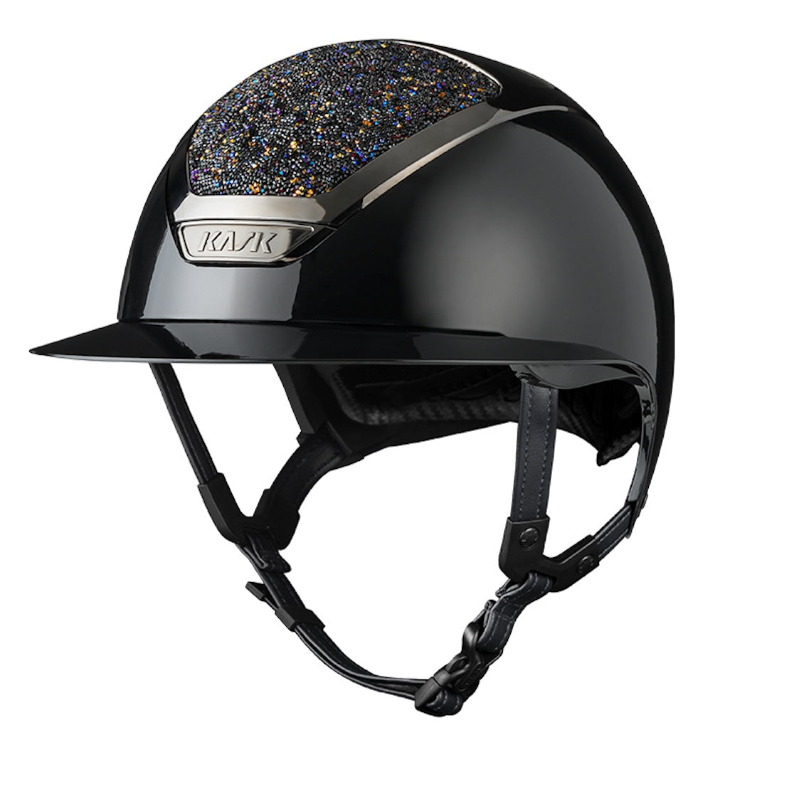 KASK STAR LADY SHINY WITH CRYSTAL MIDNIGHT MIXTURE