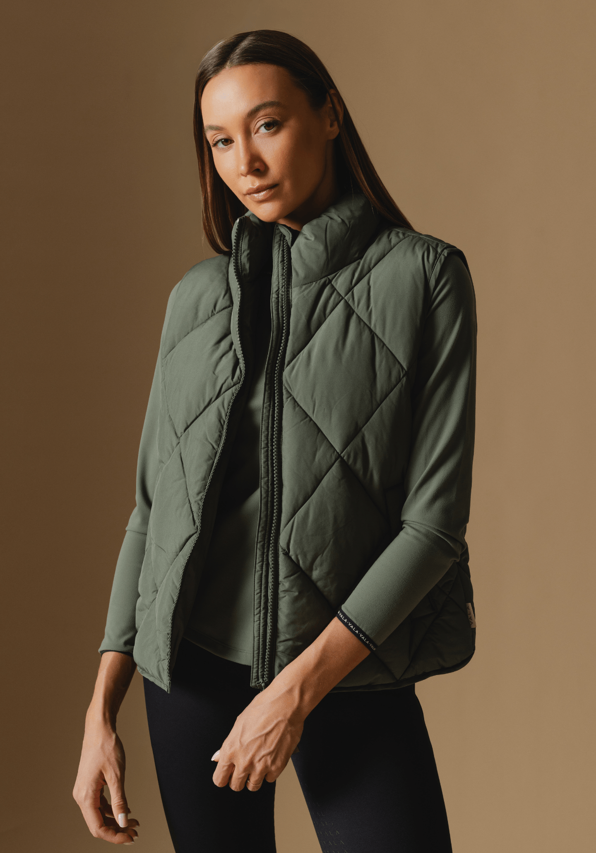 VALA DIAMOND QUILTED VEST