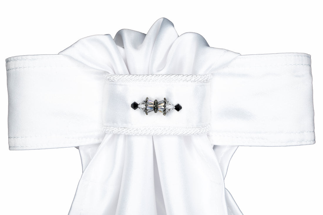 STOCK TIE RIBBON WITH CRYSTAL #39