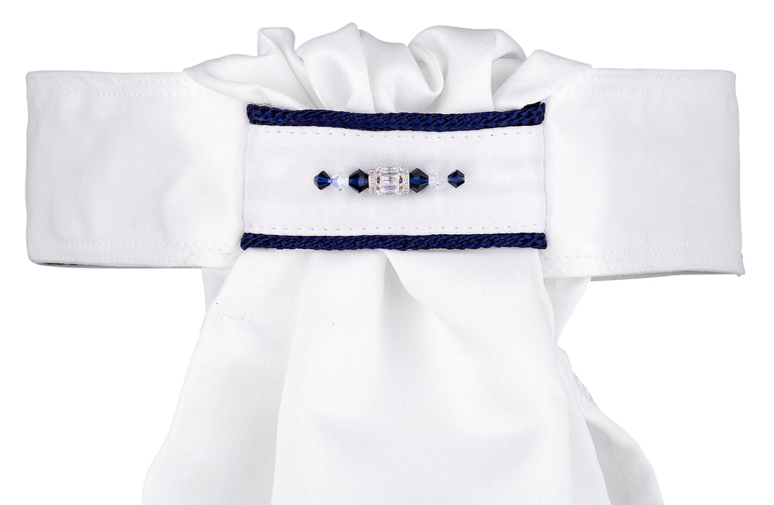 STOCK TIE RIBBON WITH CRYSTAL #28