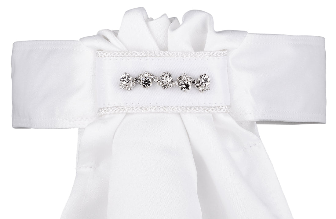 STOCK TIE RIBBON WITH CRYSTAL #33