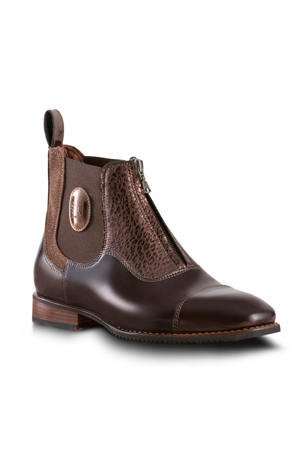DENIRO PADDOCK BOOTS WITH CUSTOM LEATHERS