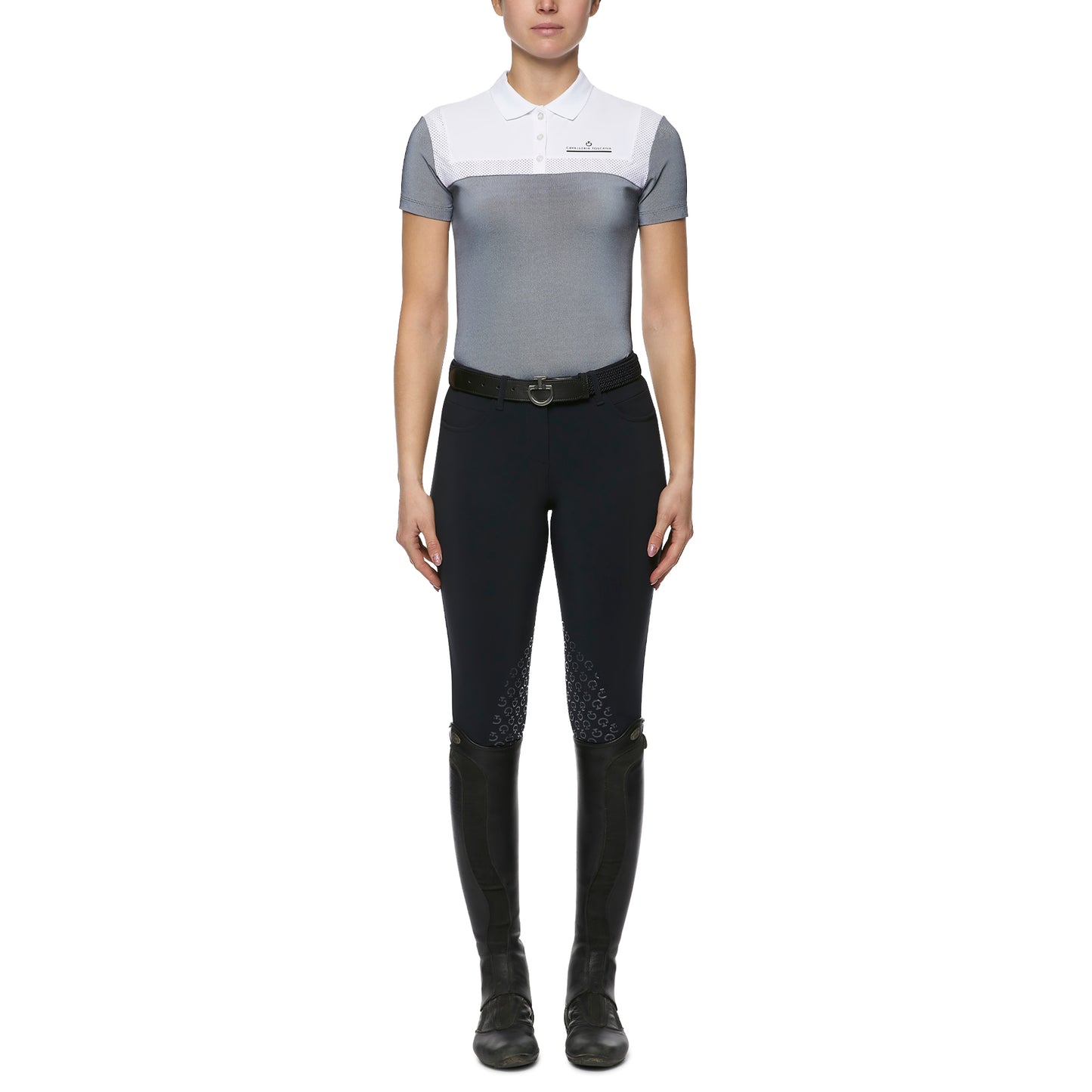 CAVALLERIA TOSCANA TECH PIQUE POLO