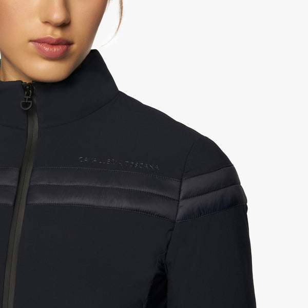 CAVALLERIA TOSCANA JACKET JERSEY WITH NYLON STRIPE