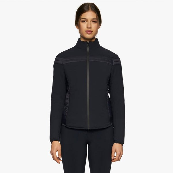 CAVALLERIA TOSCANA JACKET JERSEY WITH NYLON STRIPE