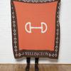 EQUESTRIAN BORDER PERSONALIZED THROW