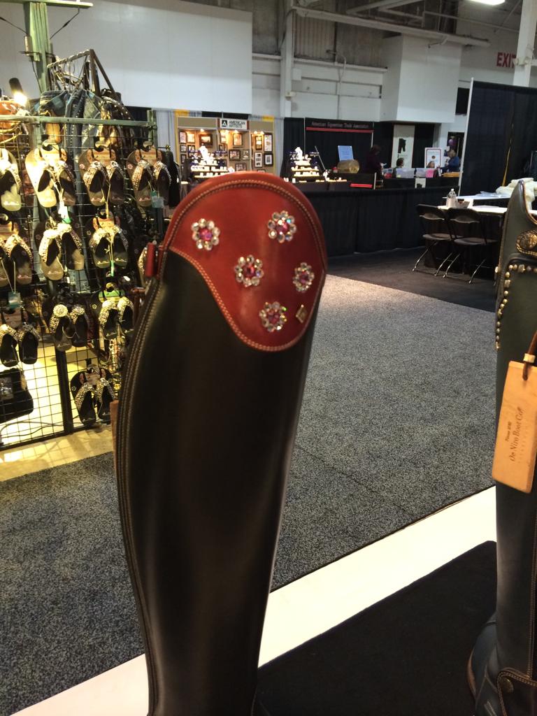 Deniro Boots With Crystal Flower Top