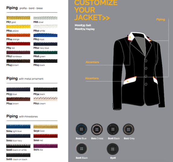 Equiline Custom Gait Coat