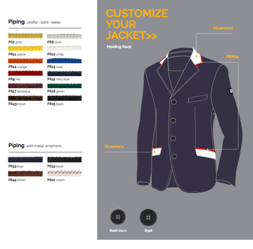 Equiline Men's Custom Short Coat