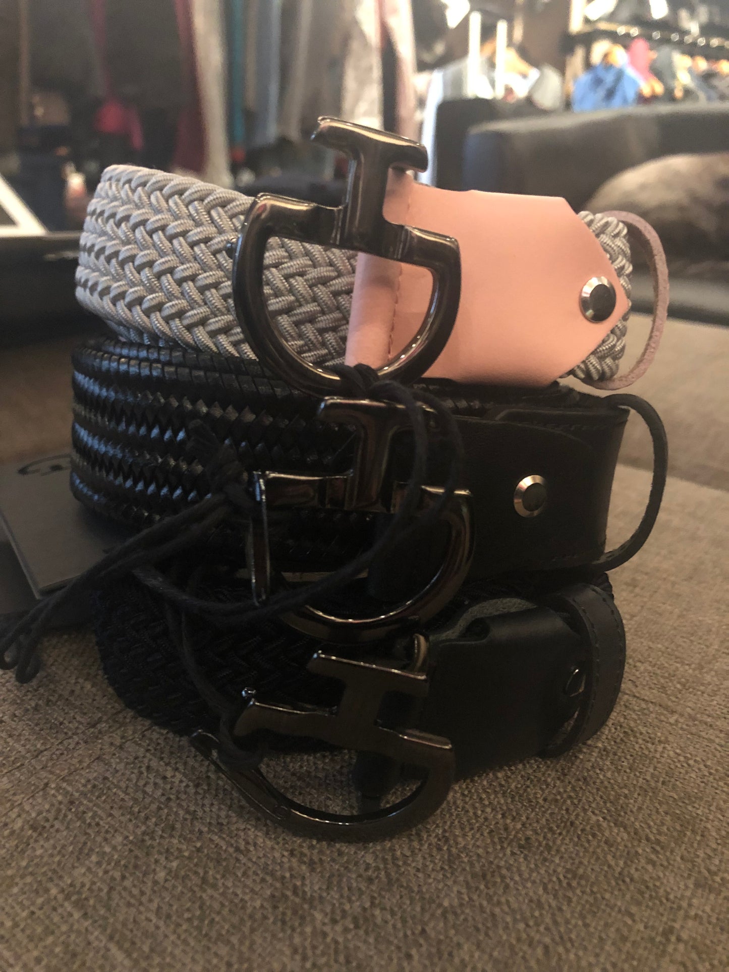 CAVALLERIA TOSCANA LOGO BUCKLE BELT