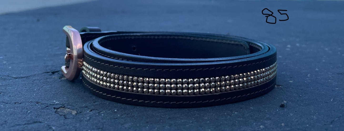 Otto Schumacher Finest Belt With Rose Gold Buckle