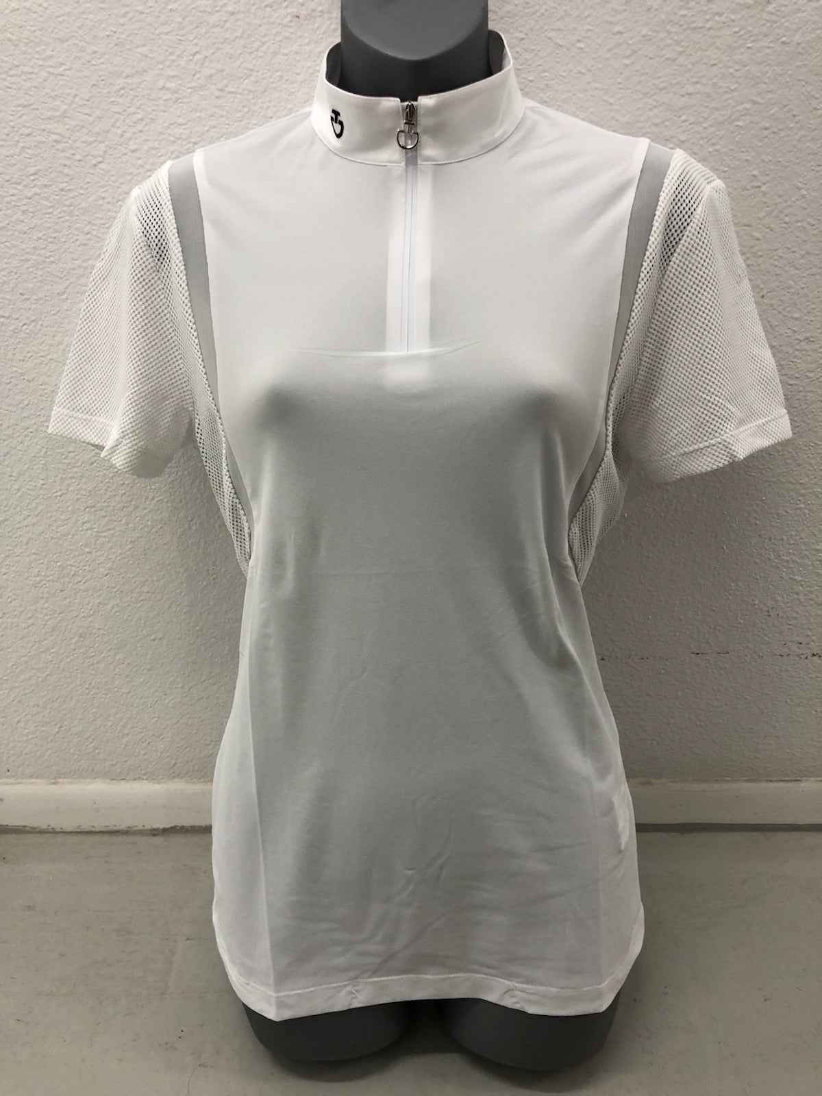 CAVALLERIA TOSCANA SHOW SHIRT WITH MESH ARMS