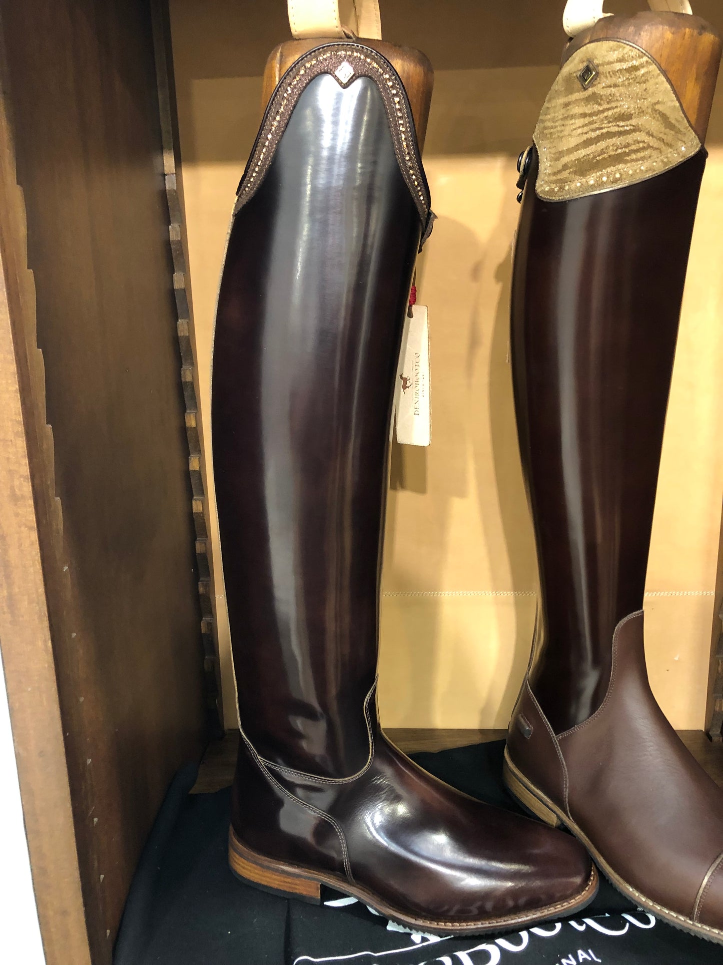 DENIRO DRESSAGE BOOT BRUSHED BROWN