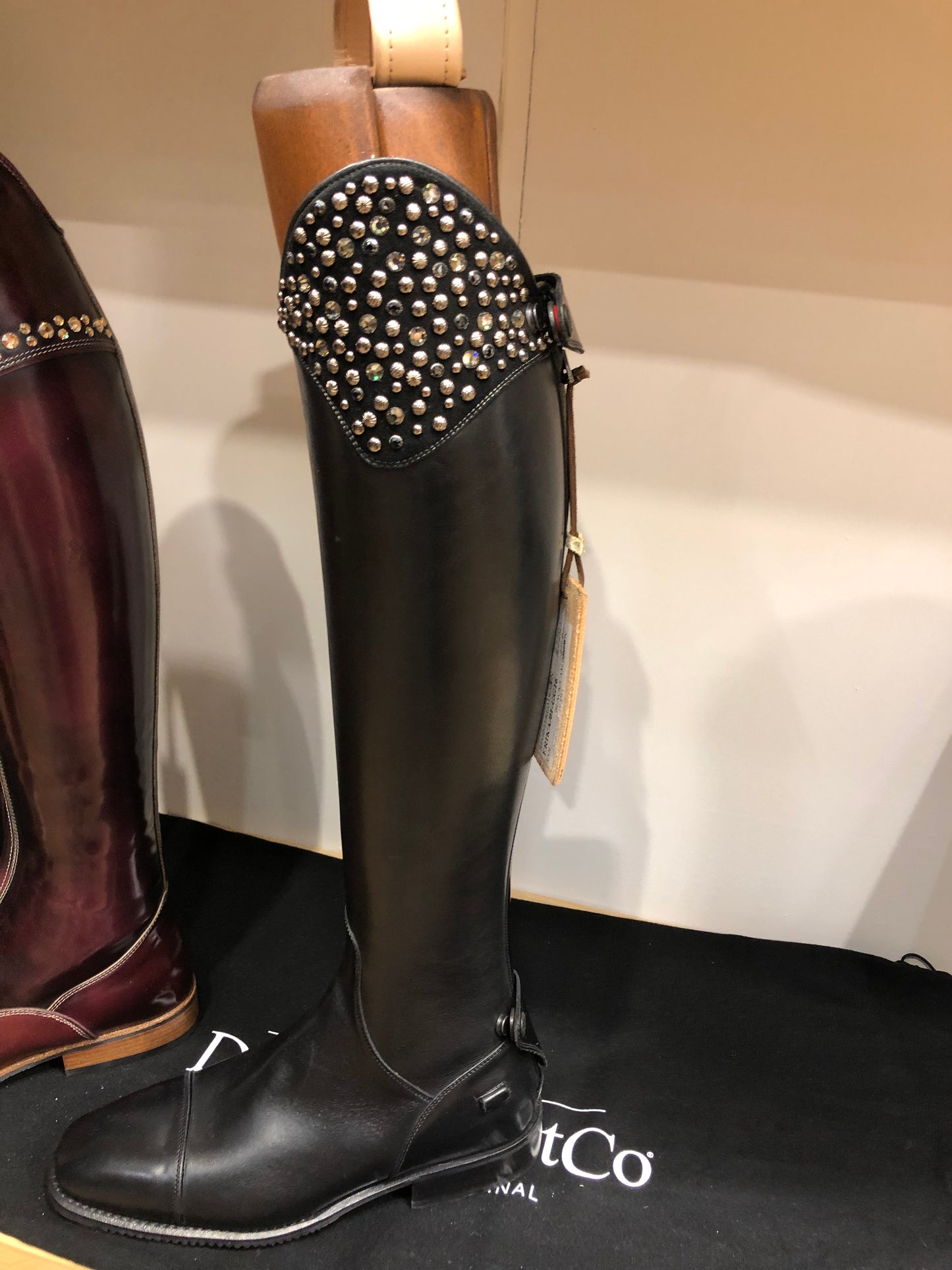 DENIRO BOOTS STUD/CRYSTAL TOP