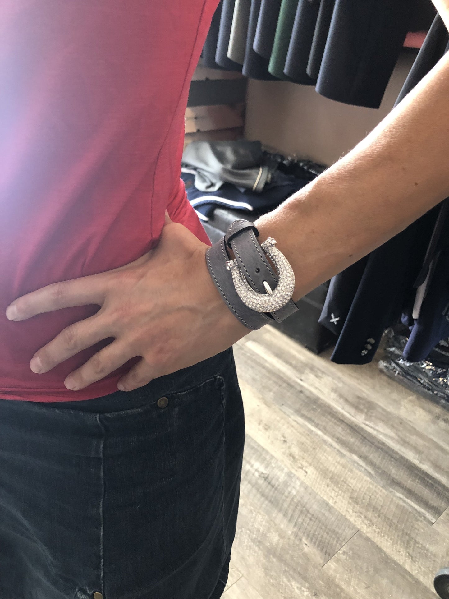 OS Swarovski Horseshoe Bracelet