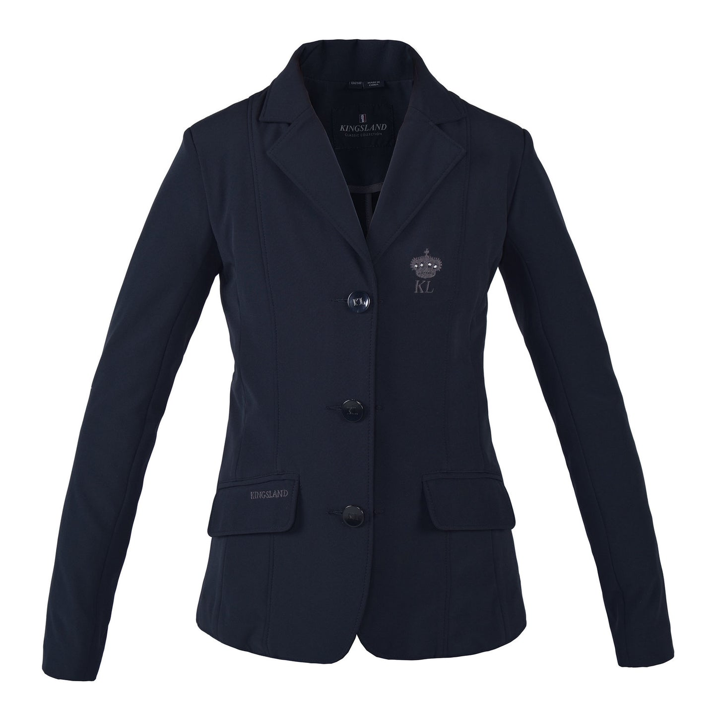 KINGSLAND GIRLS SOFTSHELL SHOW JACKET NAVY