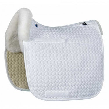 Mattes Dressage Pad With Sheepskin (bare flaps)