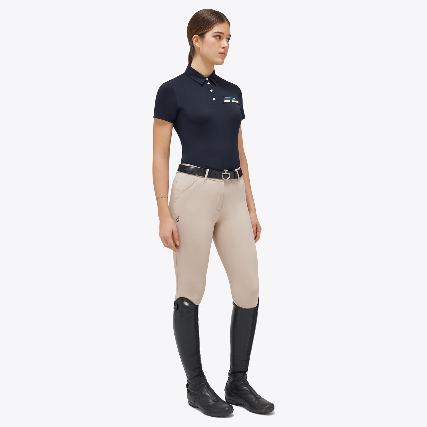 CAVALLERIA TOSCANA TECH PIQUE POLO