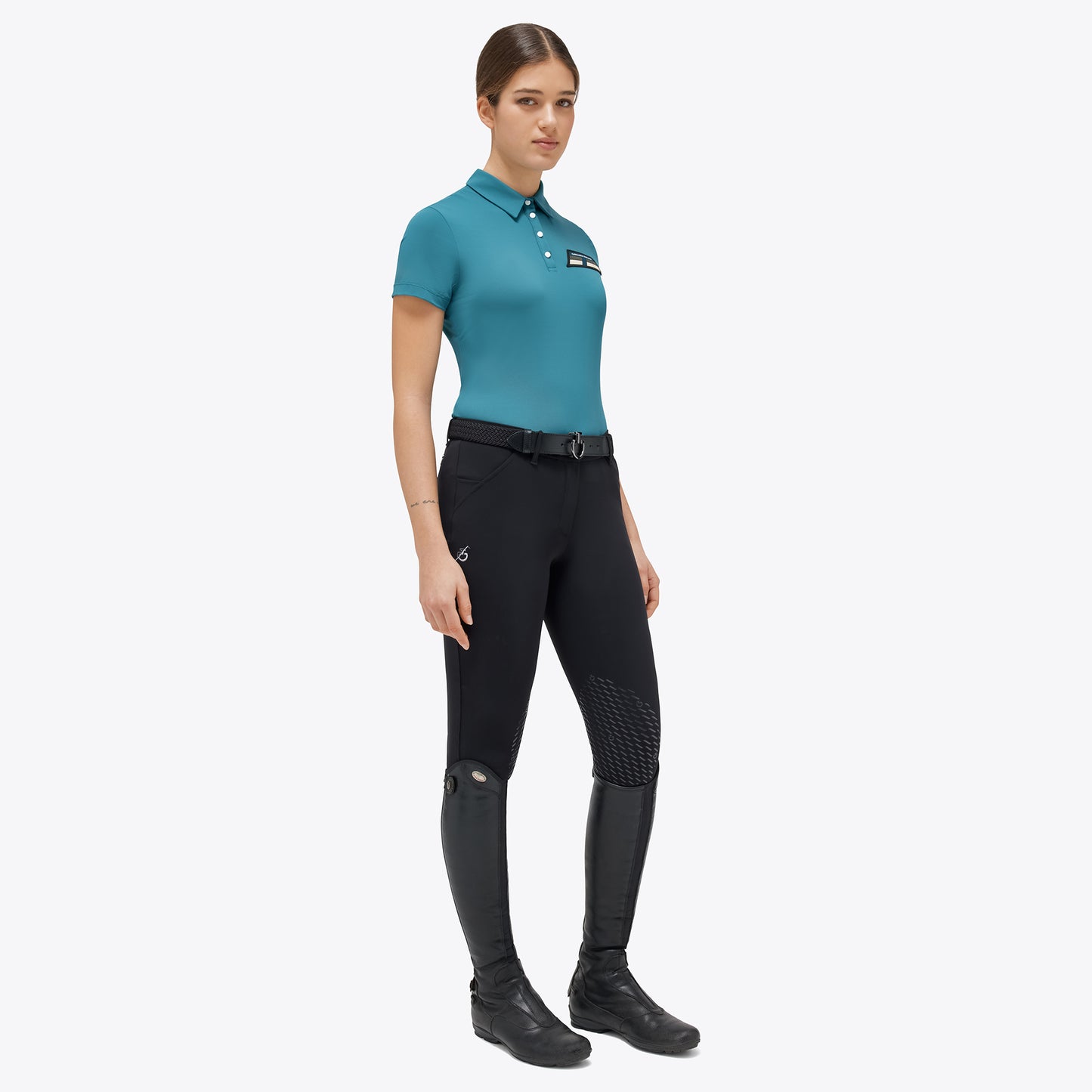 CAVALLERIA TOSCANA TECH PIQUE POLO
