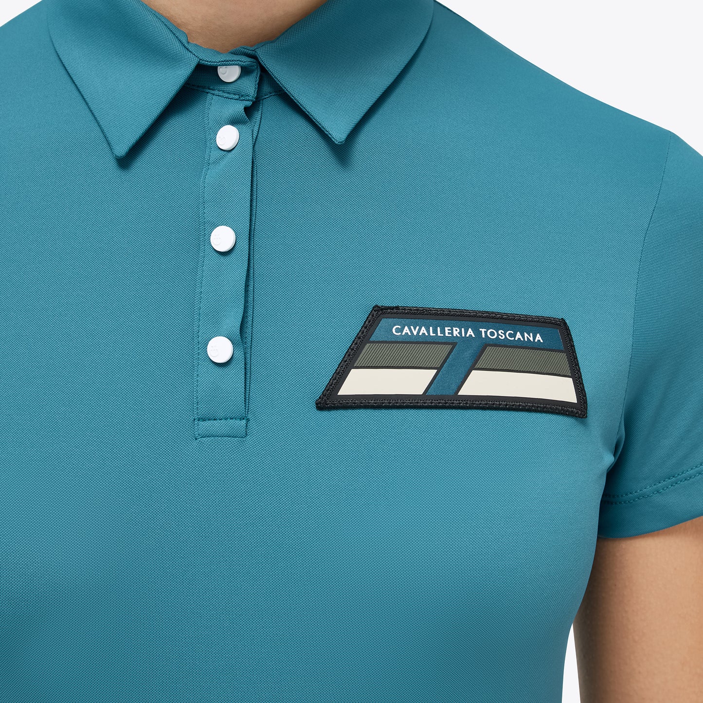 CAVALLERIA TOSCANA TECH PIQUE POLO