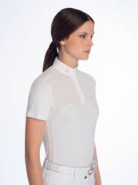 CAVALLERIA TOSCANA SHOW SHIRT WITH MESH ARMS