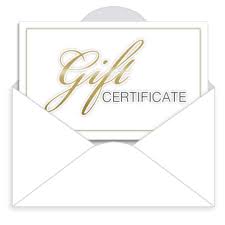 GIFT CERTIFICATE