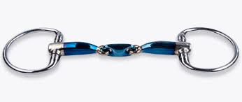 TRUST BITS DOUBLE JOINTED EGGBUTT SNAFFLE 16MM