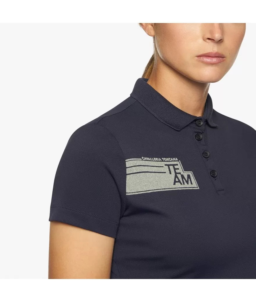 CAVALLERIA TOSCANA TECHNICAL PIQUE POLO