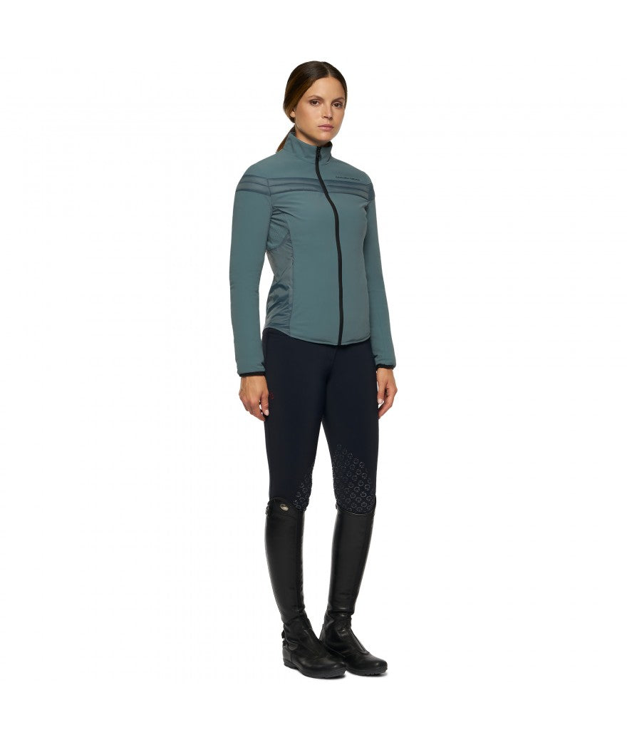 CAVALLERIA TOSCANA JACKET JERSEY WITH NYLON STRIPE
