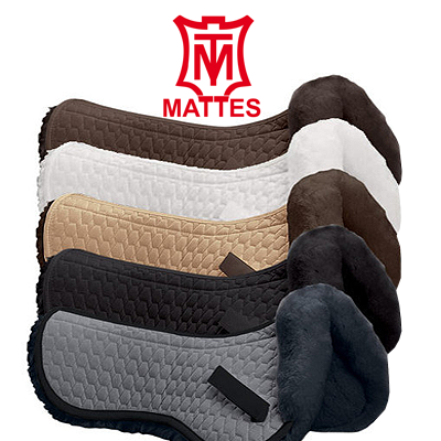 Dressage Mattes 1/2 Pad With Sheepskin