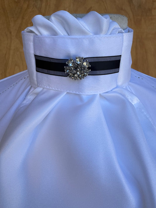 STOCK TIE RIBBON WITH CRYSTAL