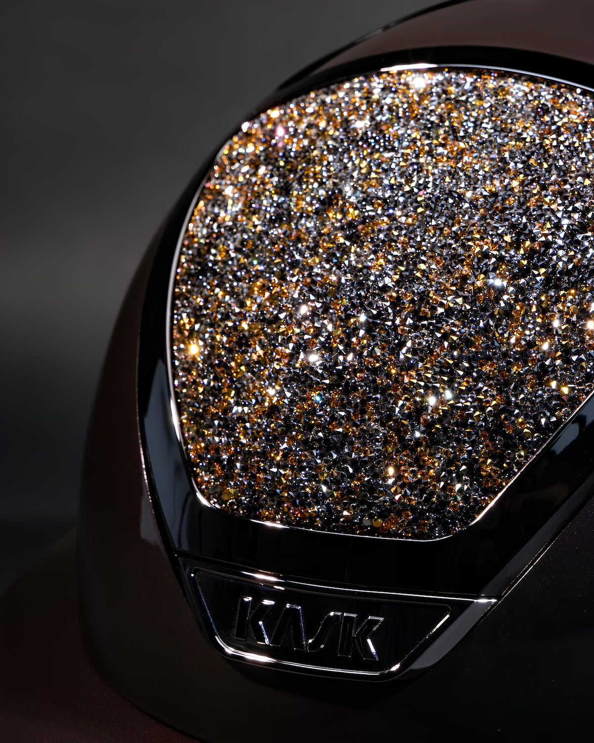 KASK STAR LADY SHINY WITH CRYSTAL MIDNIGHT MIXTURE