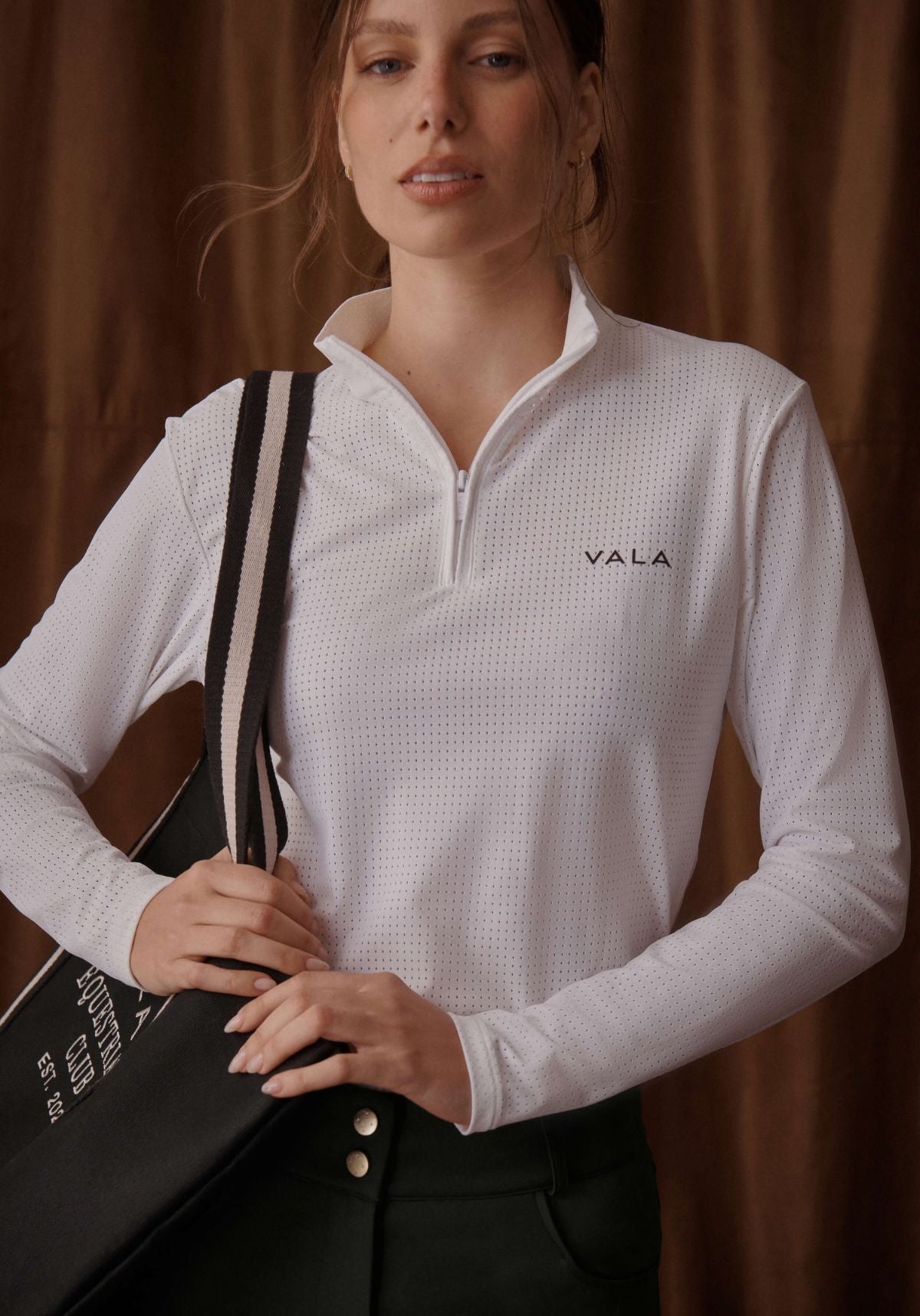 VALA ELSA MESH LONG SLEEVE ZIP UP