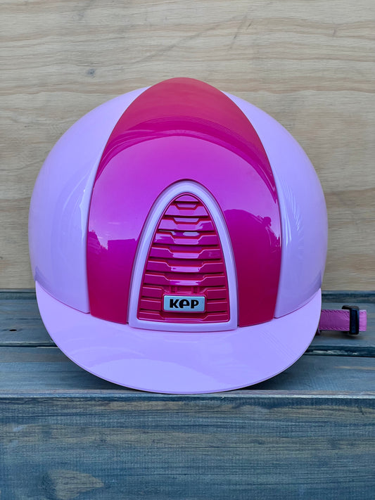 KEP Helmet Diamond Pink With Cerise Pink Insert