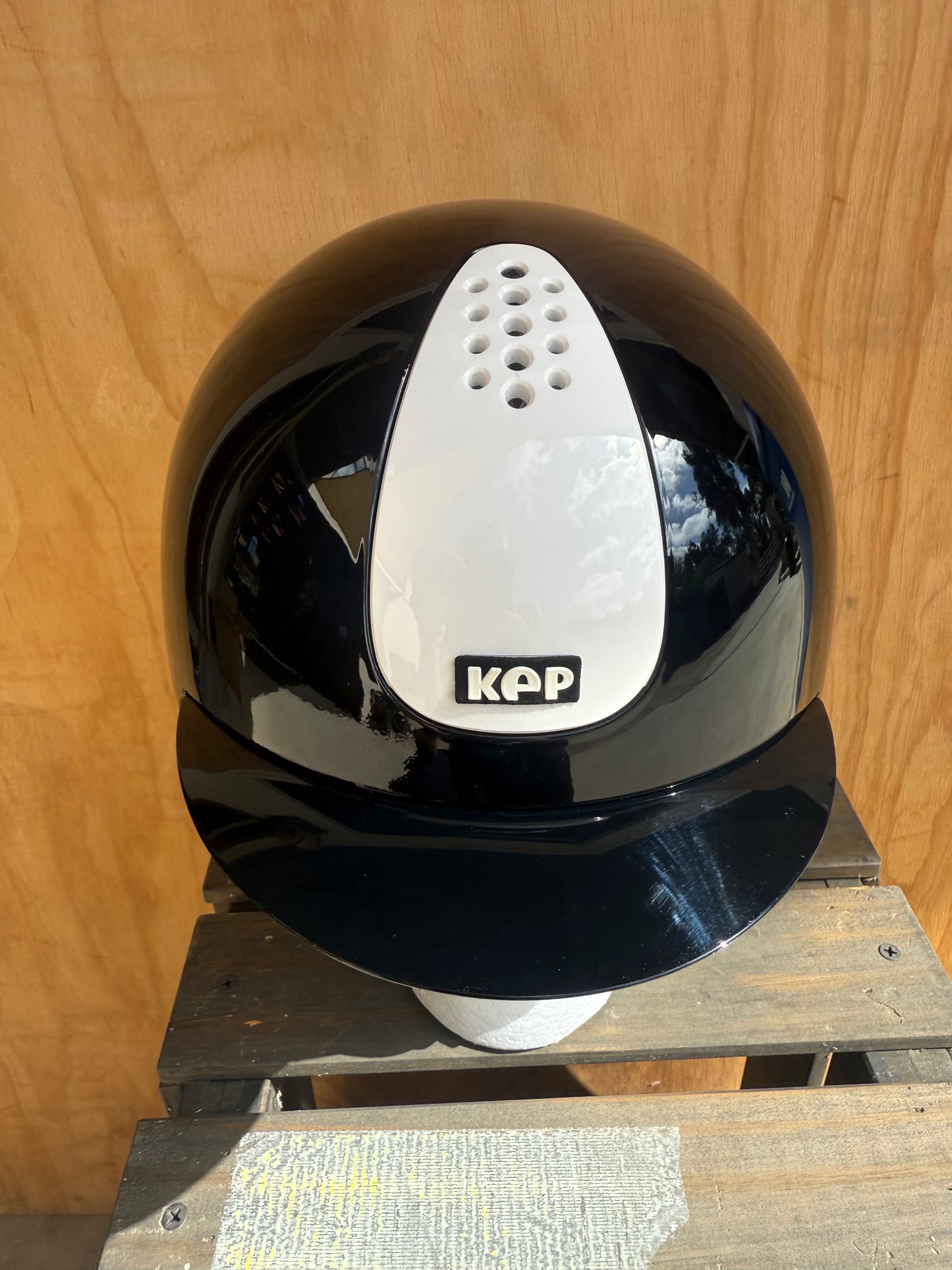 KEPPY KIDS HELMET POLISHED BLACK