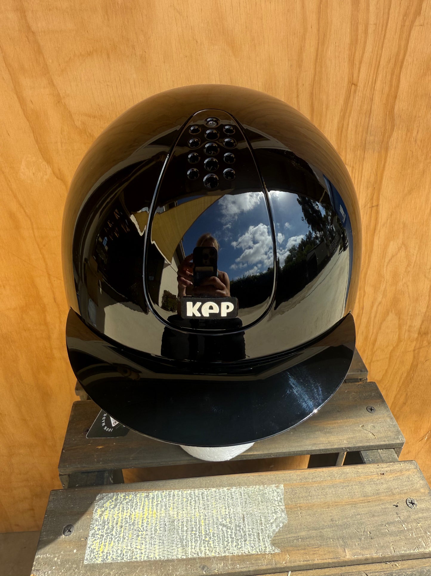 KEPPY KIDS HELMET POLISHED BLACK